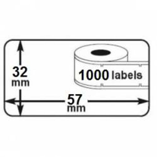 Picture of 11354 - 1000 X 57mm X 32mm DYMO Compatible Labels